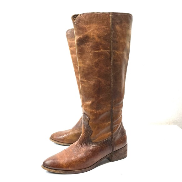 Frye Shoes - Frye Ray Seam Tall Pull on Knee-High Boots 10M N18